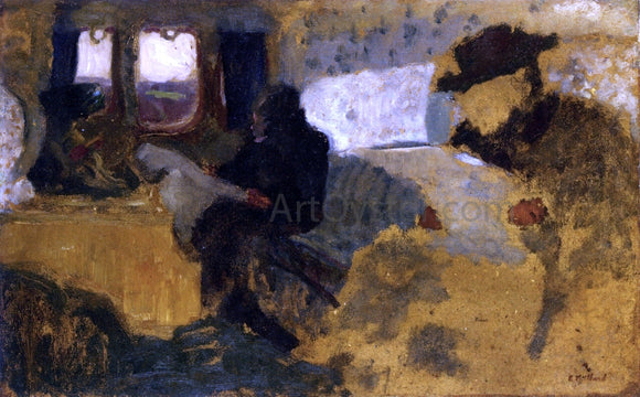  Edouard Vuillard The First Class Compartment - Art Print
