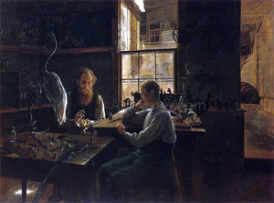  Henry Alexander The First Lesson (also known as The Taxidermist) - Art Print