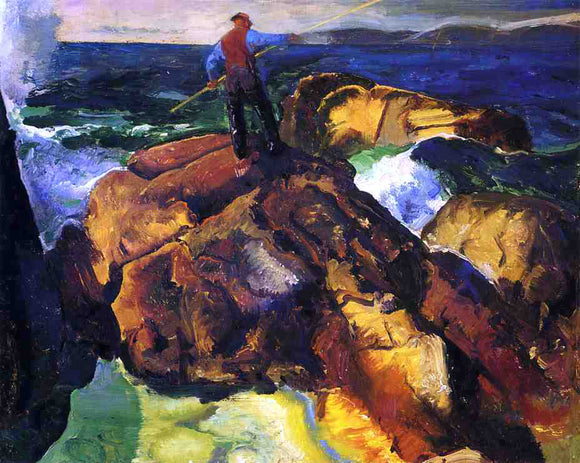  George Wesley Bellows The Fisherman (study) - Art Print