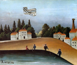  Henri Rousseau The Fishermen and the Biplane - Art Print