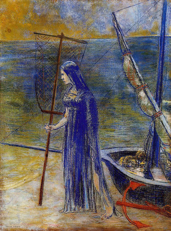  Odilon Redon The Fisherwoman - Art Print