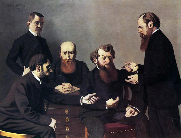  Felix Vallotton The Five Painters - Art Print