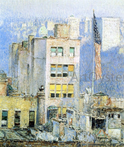  Frederick Childe Hassam The Flag, Fifth Avenue - Art Print