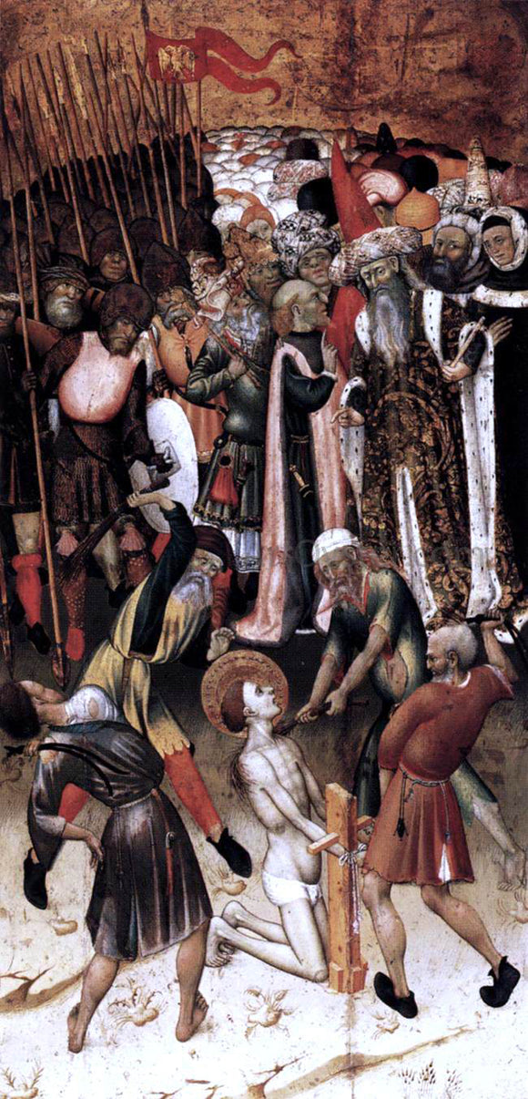  Bernat Martorell The Flagellation of St George - Art Print