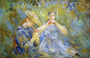  Berthe Morisot The Flageolet - Art Print