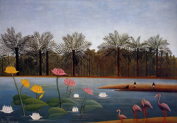  Henri Rousseau The Flamingos - Art Print