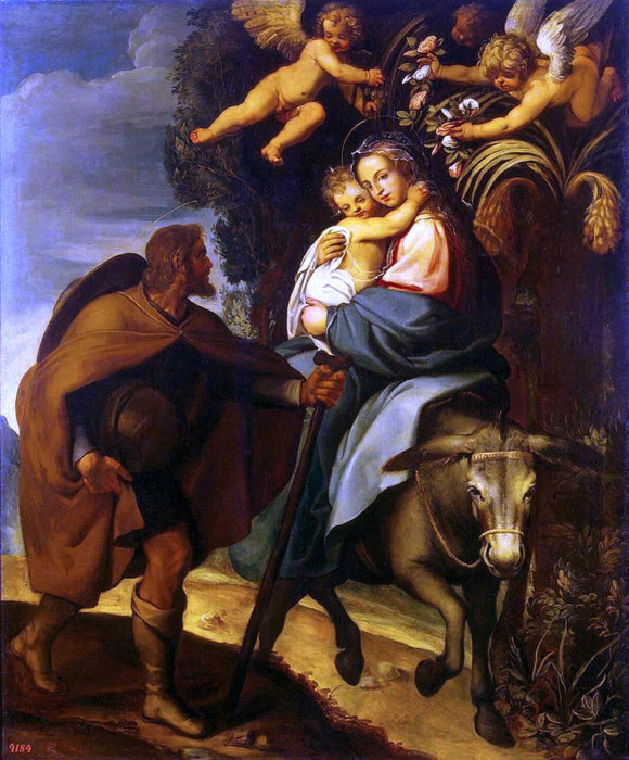  Bartolomeo Carducho The Flight into Egypt - Art Print