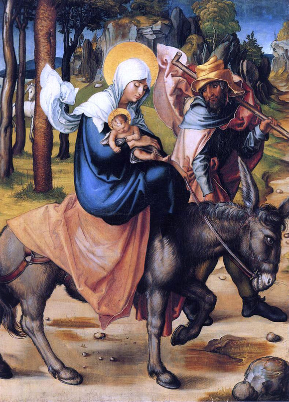  Albrecht Durer The Flight into Egypt - Art Print