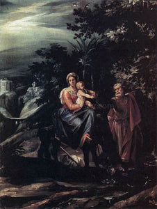  Giuseppe Cesari The Flight into Egypt - Art Print