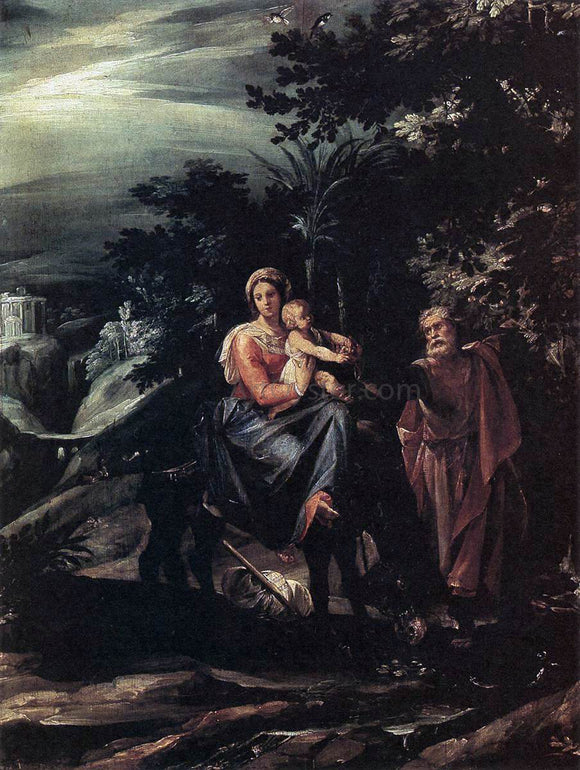  Giuseppe Cesari The Flight into Egypt - Art Print