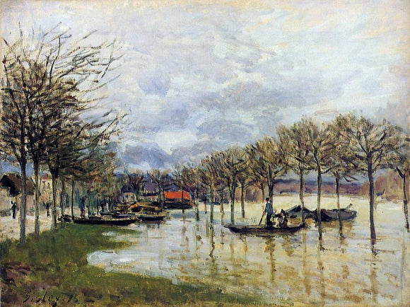  Federico Del Campo The Flood on the Road to Saint-Germain - Art Print