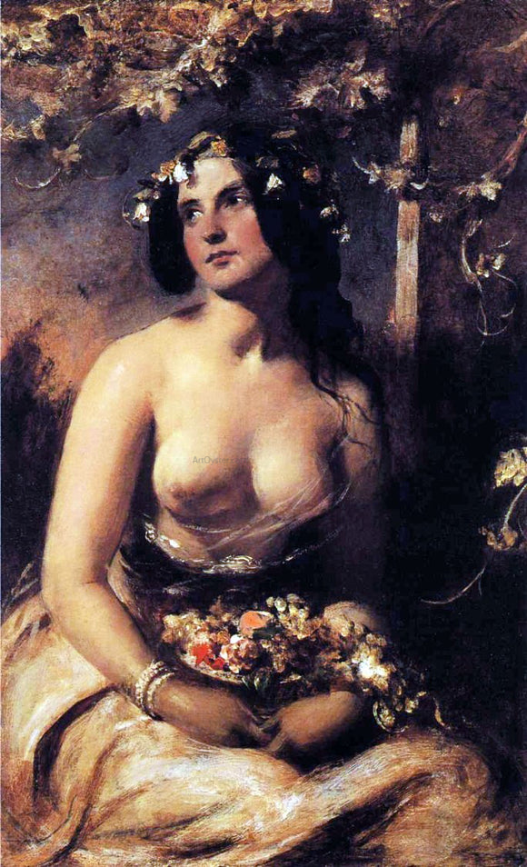  William Etty The Flower Girl - Art Print