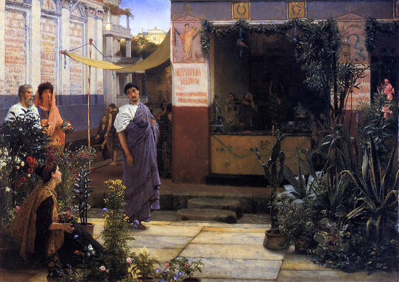  Sir Lawrence Alma-Tadema The Flower Market - Art Print