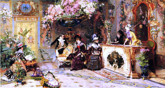  Luis Alvarez Catala The Flower Shop - Art Print