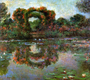  Claude Oscar Monet The Flowered Arches at Giverny - Art Print
