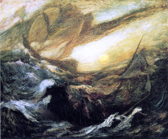  Albert Pinkham Ryder The Flying Dutchman - Art Print