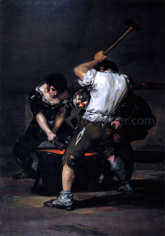  Francisco Jose de Goya Y Lucientes The Forge - Art Print