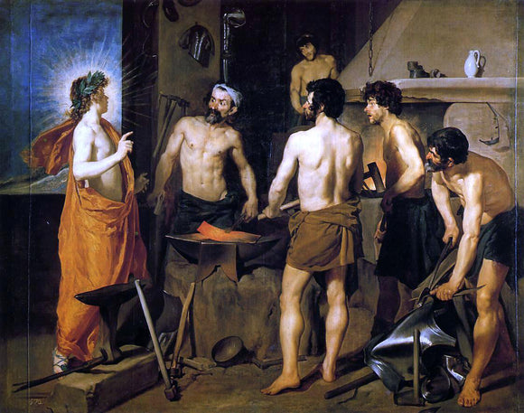  Diego Velazquez The Forge of Vulcan - Art Print