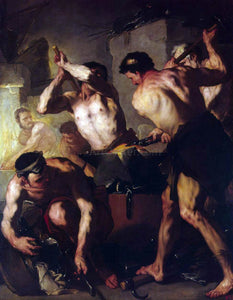  Luca Giordano The Forge of Vulcan - Art Print