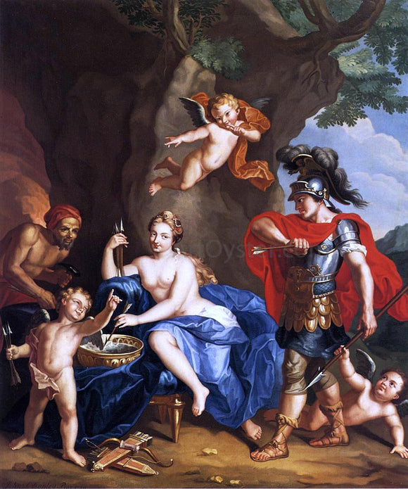  John Singleton Copley The Forge of Vulcan - Art Print