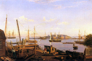  Fitz Hugh Lane The Fort and Ten Pound Island, Gloucester - Art Print