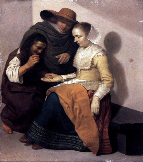  Jacob Van Velsen The Fortune Teller - Art Print