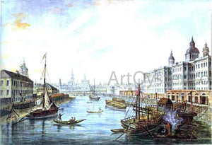  Fedor Yakovlevich Alekseev The Foundling Hospital in Moscow - Art Print