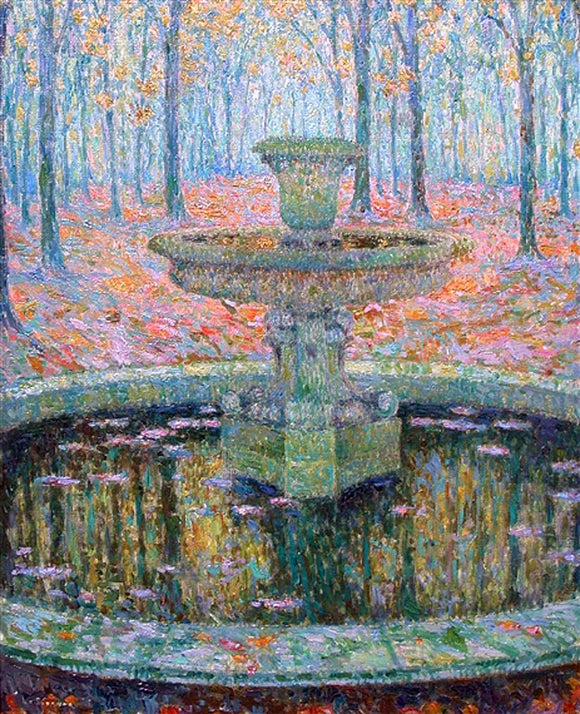  Henri Le Sidaner A Fountain - Art Print