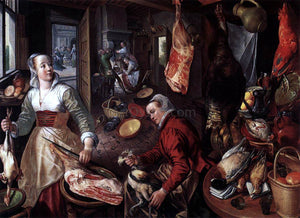  Joachim Beuckelaer The Four Elements: Fire - Art Print