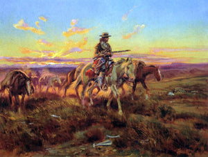  Charles Marion Russell The Free Trader - Art Print