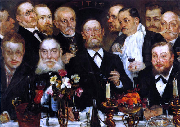  Lovis Corinth The Freemason's (also known as Firm in Loyalty) - Art Print