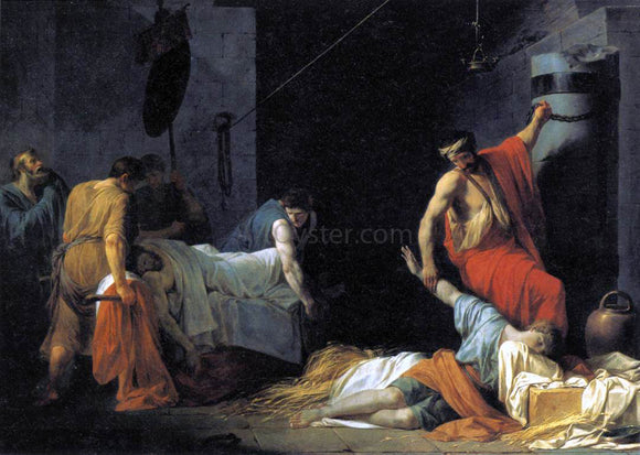  Jean-Francois-Pierre Peyron The Funeral of Miltiades - Art Print