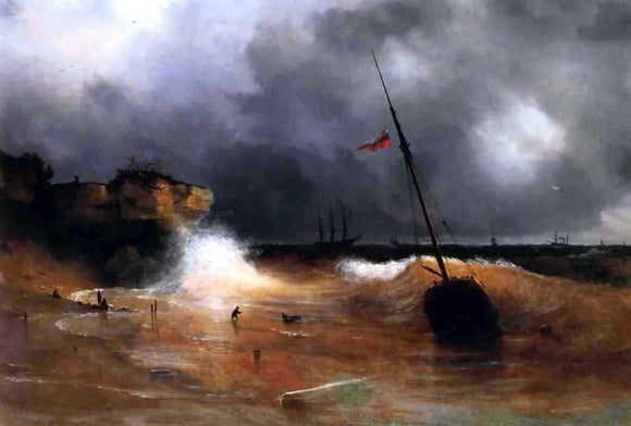  Ivan Constantinovich Aivazovsky The Gale on Sea is Over - Art Print