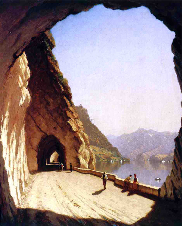  Sanford Robinson Gifford The Galleries of the Stelvio - Lake Como - Art Print