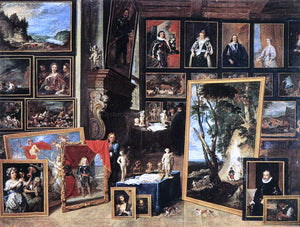  The Younger David Teniers The Gallery of Archduke Leopold in Brussels - Art Print