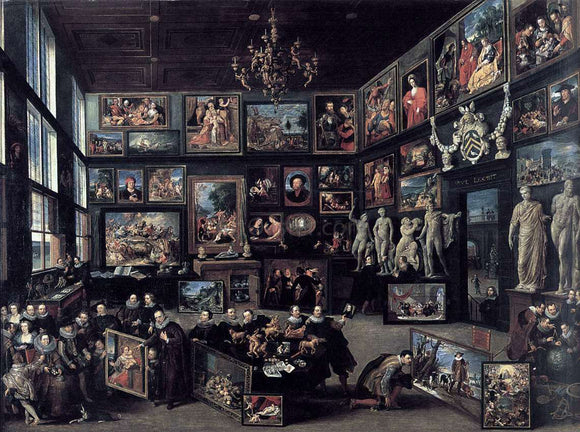  Willem Van Haecht The Gallery of Cornelis van der Geest - Art Print
