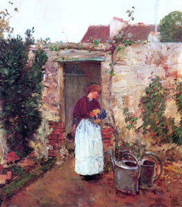  Frederick Childe Hassam The Garden Door - Art Print