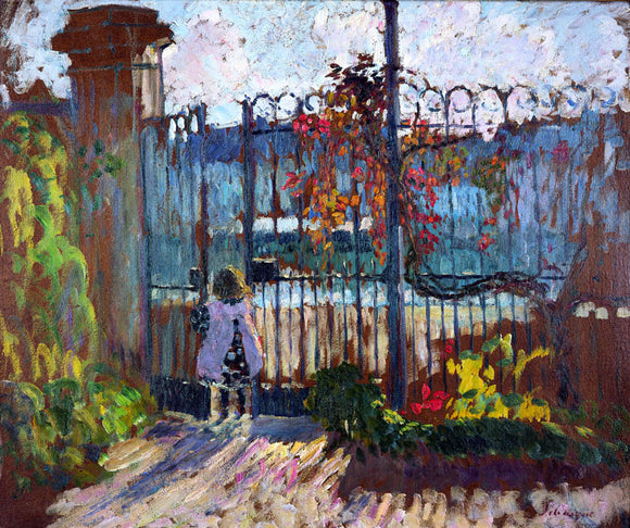  Henri Lebasque A Garden Gate at Lagny - Art Print