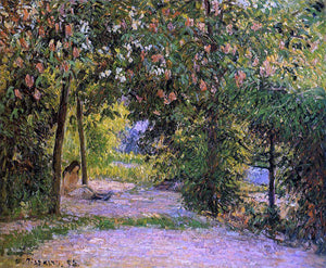  Camille Pissarro The Garden in Spring, Eragny - Art Print