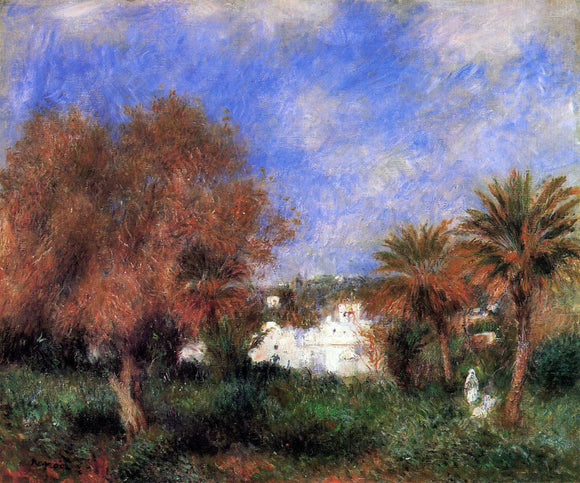  Pierre Auguste Renoir The Garden of Essai in Algiers - Art Print