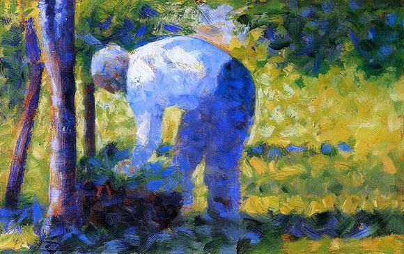  Georges Seurat The Gardener - Art Print