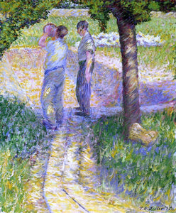  Theodore Earl Butler The Gardeners - Art Print