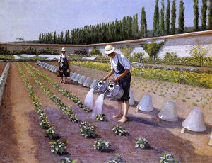  Gustave Caillebotte The Gardeners - Art Print