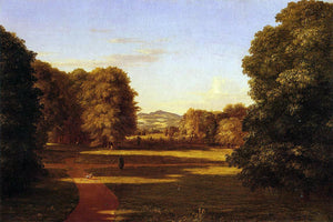  Thomas Cole The Gardens of the Van Rensselaer Manor House - Art Print