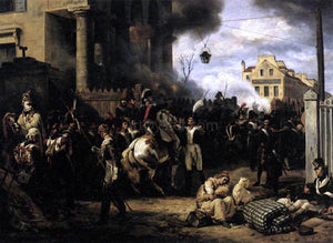  Horace Vernet The Gate at Clichy - Art Print