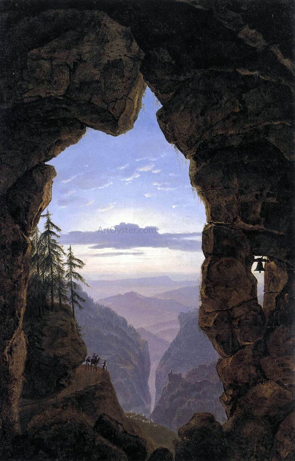 Karl Friedrich Schinkel The Gate in the Rocks - Art Print