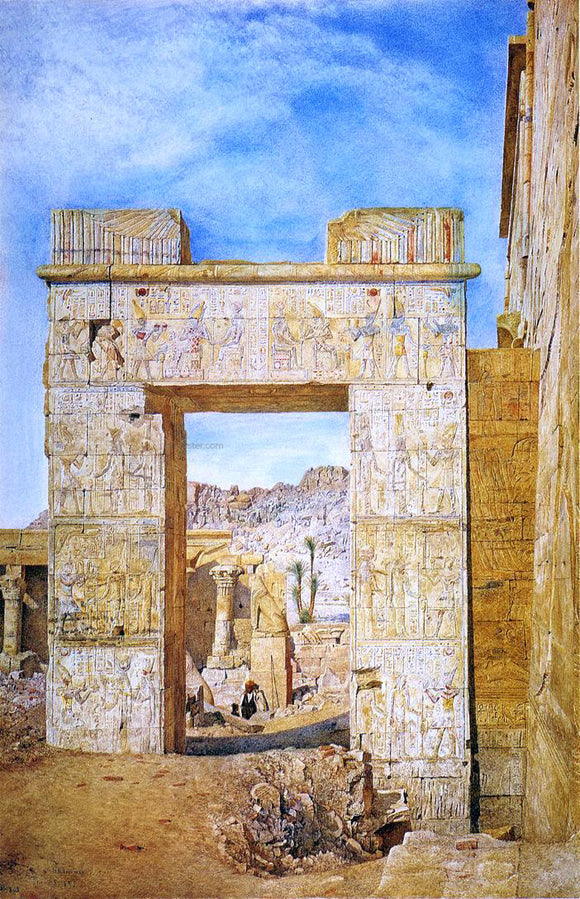  Henry Roderick Newman The Gateway of Philadelphus, Philae - Art Print