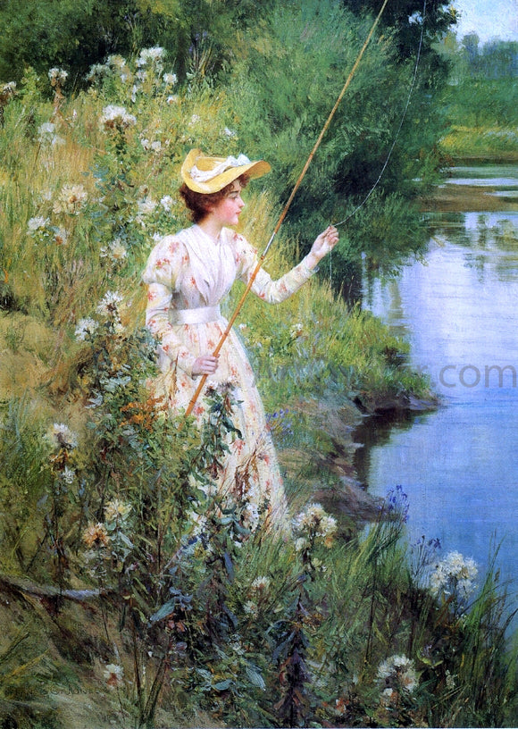  Francis Coates Jones The Gentle Angler - Art Print