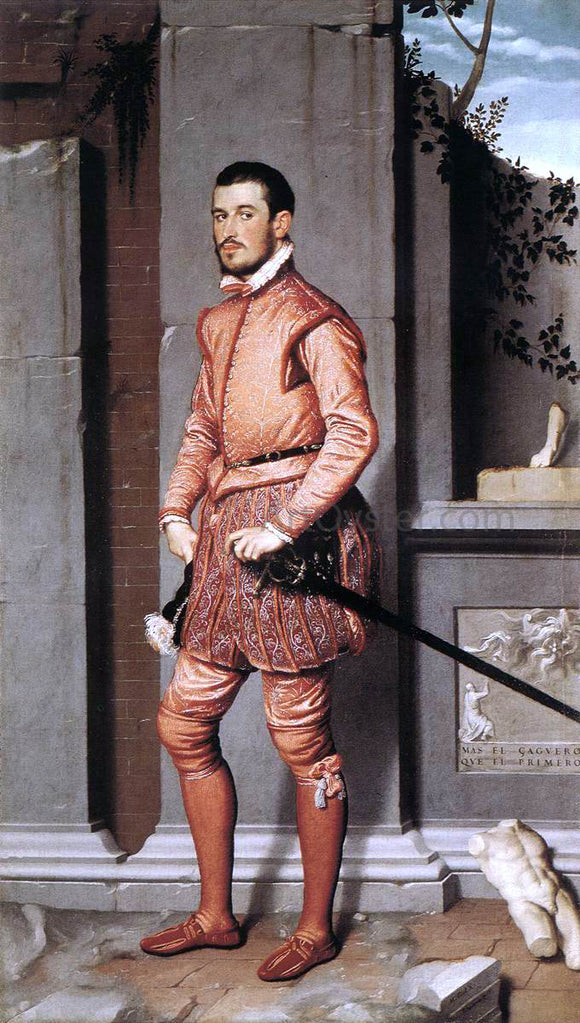  Giovanni Battista Moroni The Gentleman in Pink - Art Print