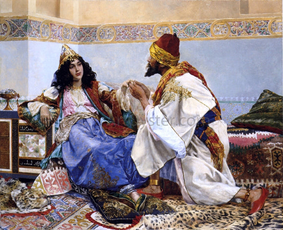  Antonio Maria Fabres Y Costa The Gift for the Favorite - Art Print